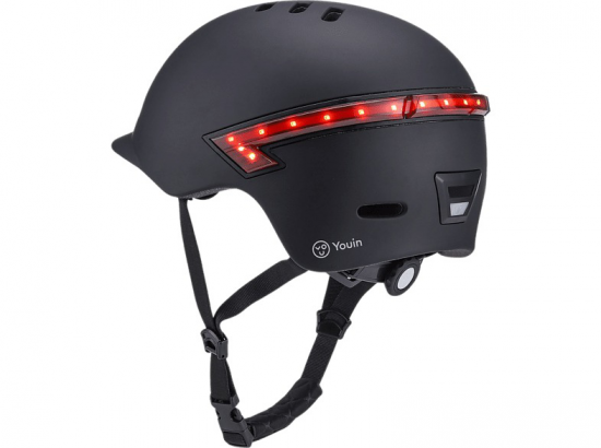 Casco deportivo Youin MA1015 CON INTERMITENTES negro